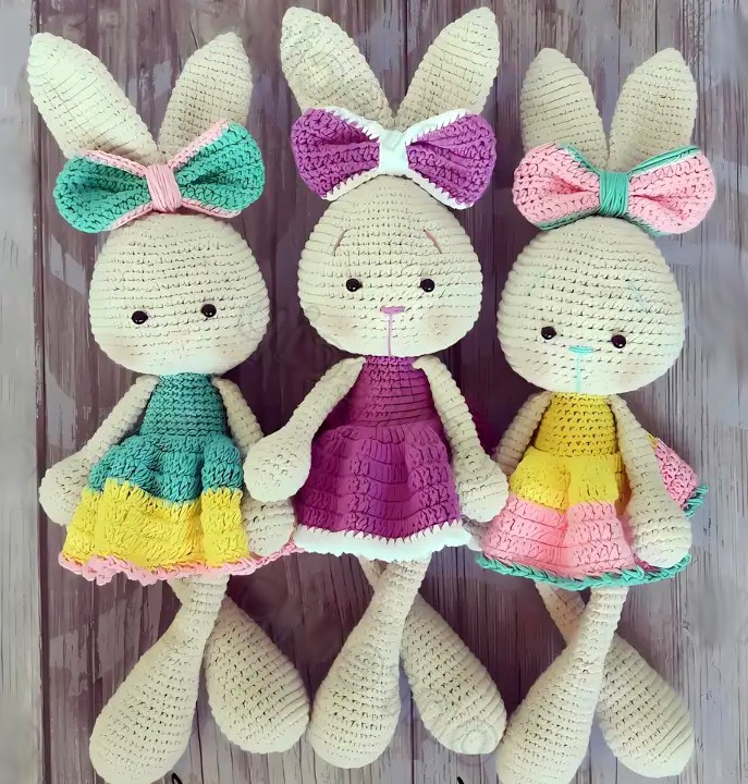 Crochet Bunny Amigurumi Free Pattern