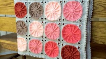 Sunny Spread Throw Crochet Pattern