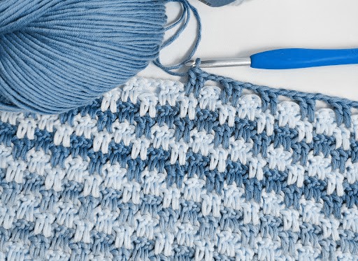 Interlocking Block Stitch Pattern