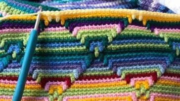 Navajo Indian Diamond Crochet Pattern