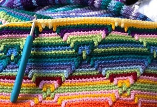 Navajo Indian Diamond Crochet Pattern