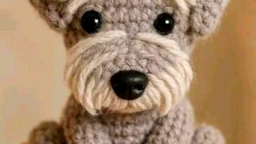 Crochet Schnauzer Amigurumi